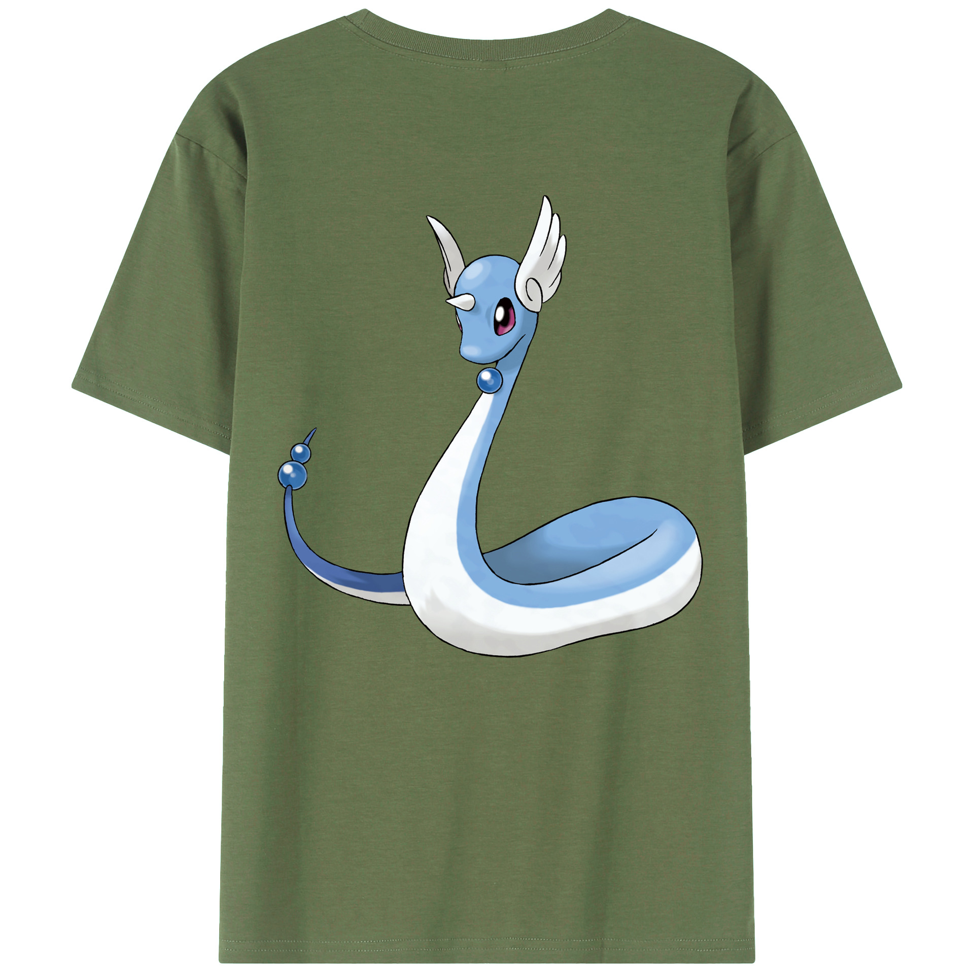 （画像用） ポケットモンスター Pokémon 綿100％ メンズ半袖Tシャツ（バックプリント） 通気性